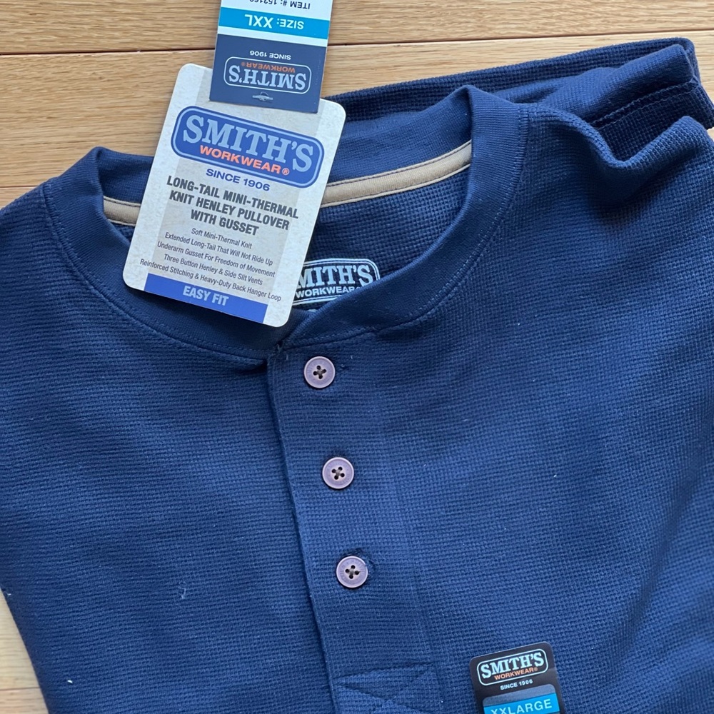 NWT MENS Therma long sleeves shirt XXL